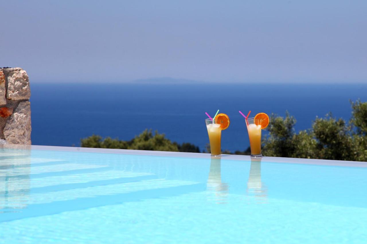 Tsakmakis Villas Luxury- Panoramic Sea View - Lefkada Tsoukaladhes Luaran gambar