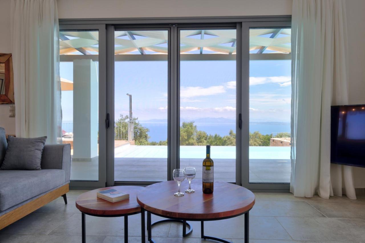 Tsakmakis Villas Luxury- Panoramic Sea View - Lefkada Tsoukaladhes Luaran gambar
