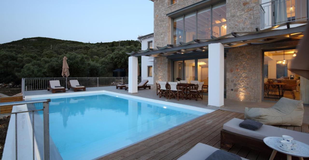 Tsakmakis Villas Luxury- Panoramic Sea View - Lefkada Tsoukaladhes Luaran gambar