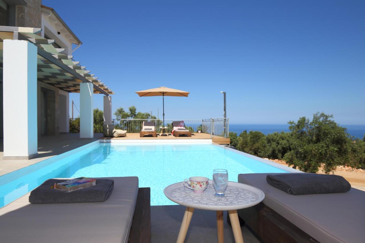 Tsakmakis Villas Luxury- Panoramic Sea View - Lefkada Tsoukaladhes Luaran gambar