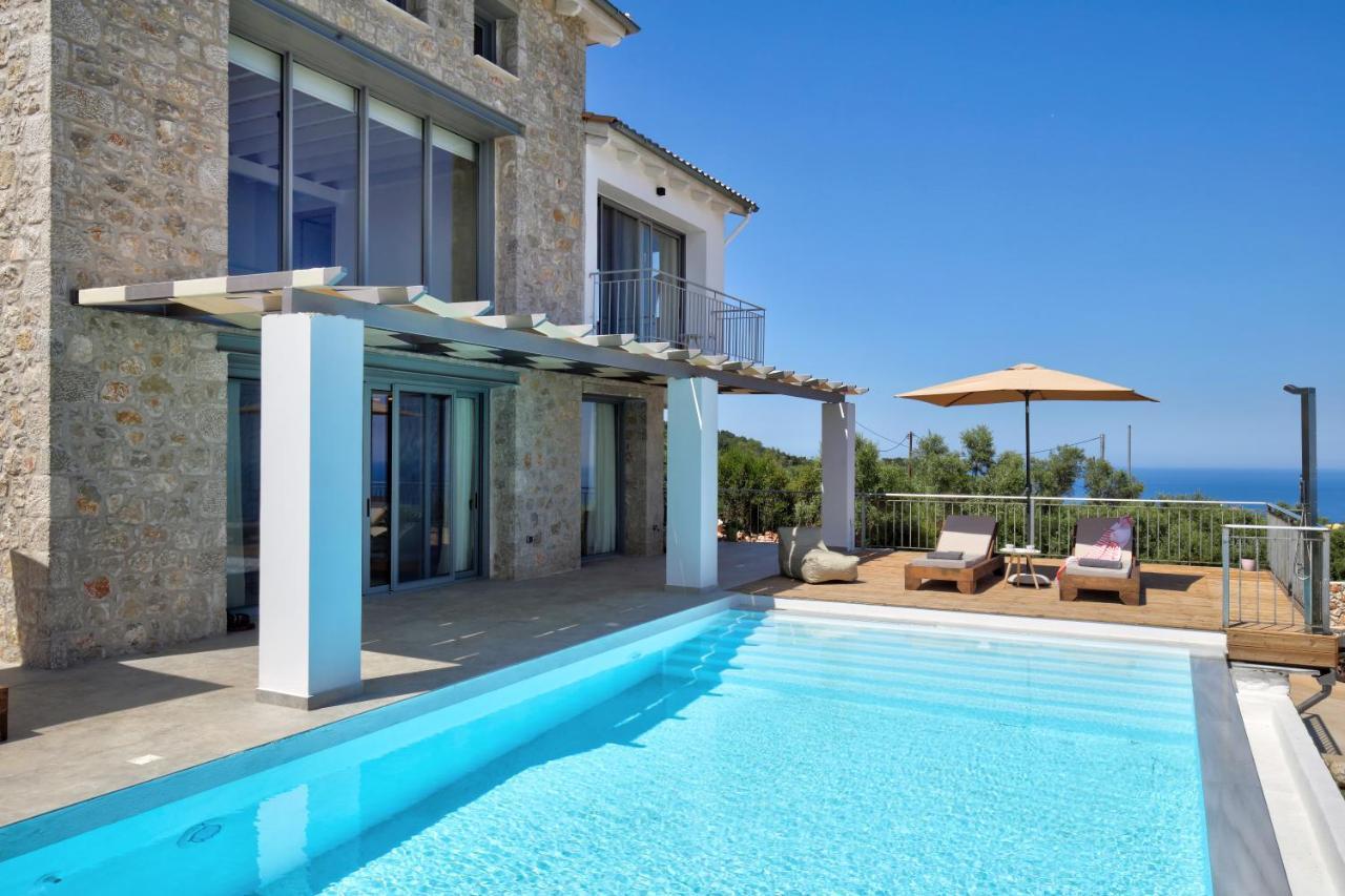 Tsakmakis Villas Luxury- Panoramic Sea View - Lefkada Tsoukaladhes Luaran gambar