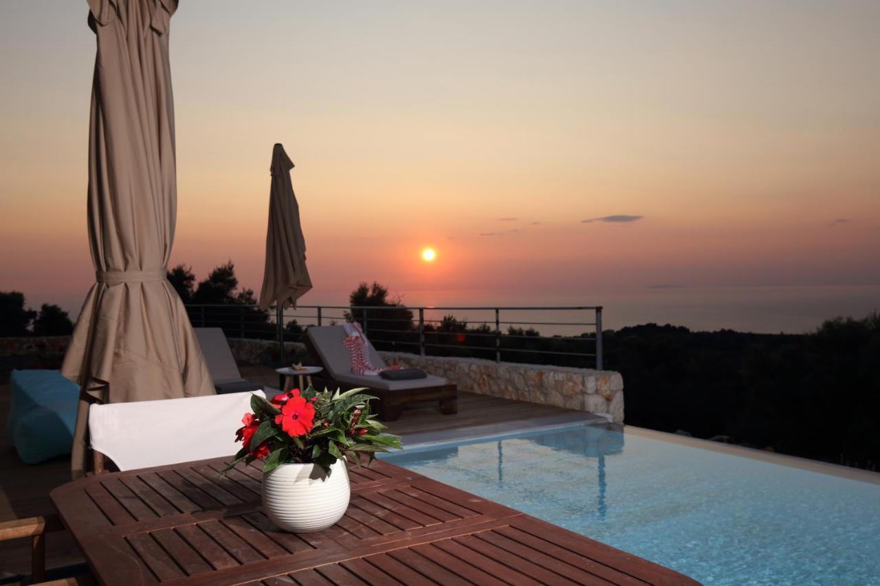 Tsakmakis Villas Luxury- Panoramic Sea View - Lefkada Tsoukaladhes Luaran gambar