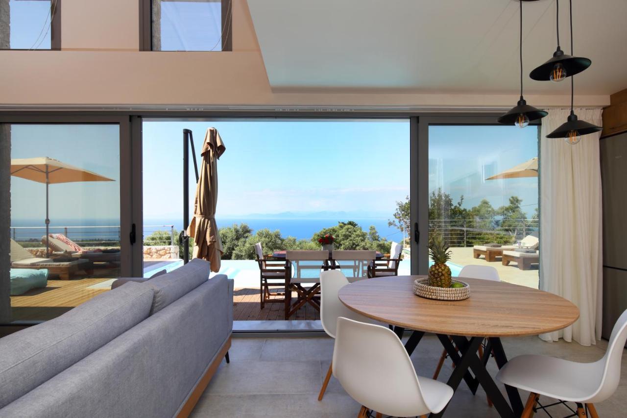 Tsakmakis Villas Luxury- Panoramic Sea View - Lefkada Tsoukaladhes Luaran gambar