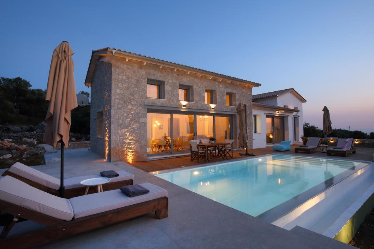Tsakmakis Villas Luxury- Panoramic Sea View - Lefkada Tsoukaladhes Luaran gambar