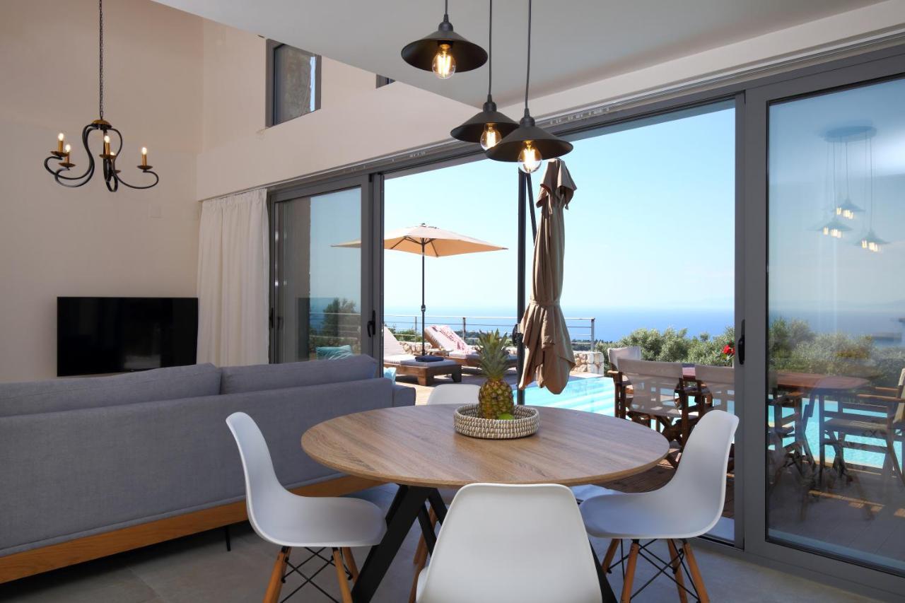 Tsakmakis Villas Luxury- Panoramic Sea View - Lefkada Tsoukaladhes Luaran gambar