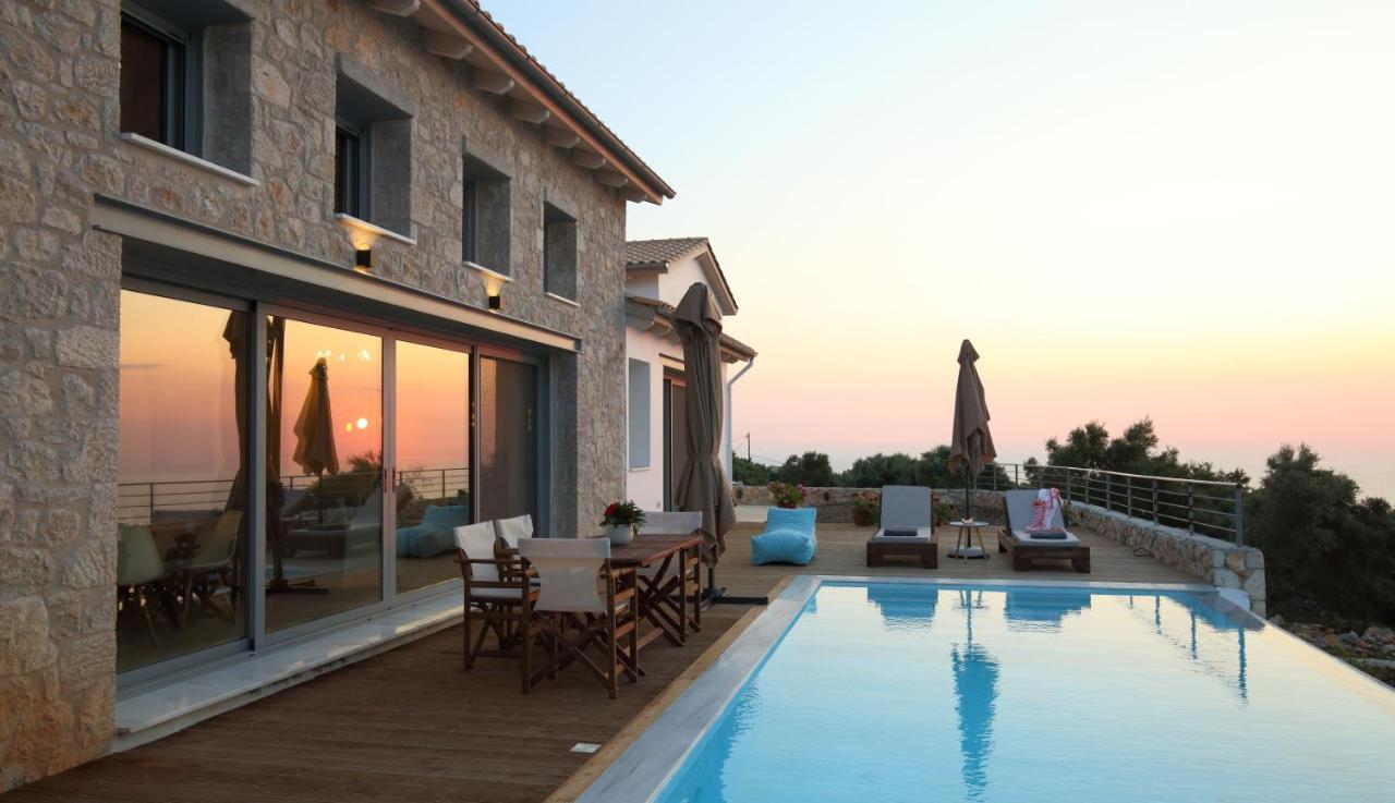 Tsakmakis Villas Luxury- Panoramic Sea View - Lefkada Tsoukaladhes Luaran gambar