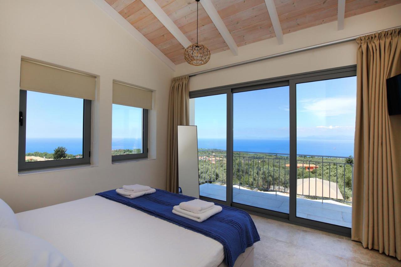 Tsakmakis Villas Luxury- Panoramic Sea View - Lefkada Tsoukaladhes Luaran gambar