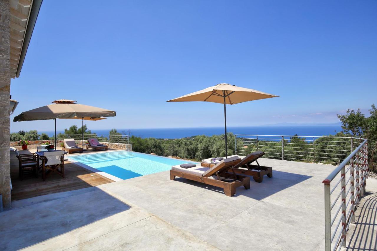 Tsakmakis Villas Luxury- Panoramic Sea View - Lefkada Tsoukaladhes Luaran gambar